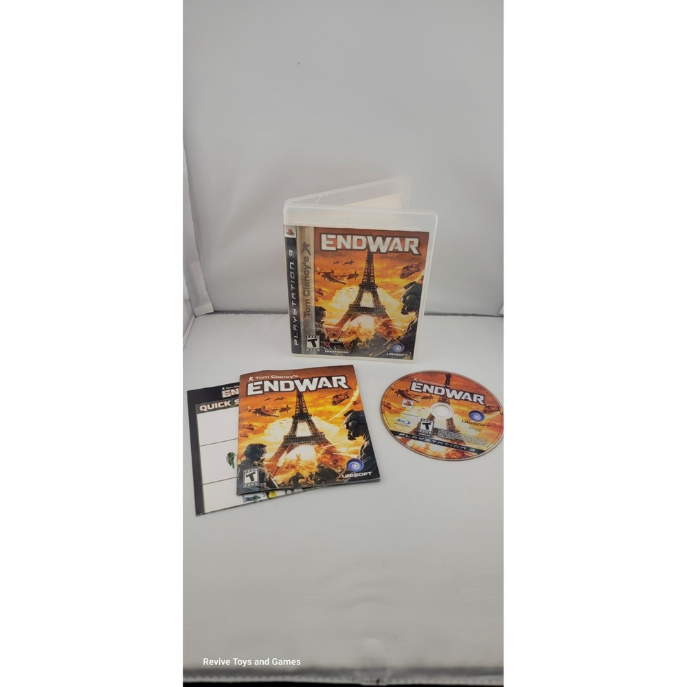 Tom Clancy's EndWar (Sony PlayStation 3, PS3, 2008) CIB Complete Tested Working‎